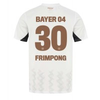 Fotballdrakt Herre Bayer Leverkusen Jeremie Frimpong #30 Bortedrakt 2024-25 Kortermet